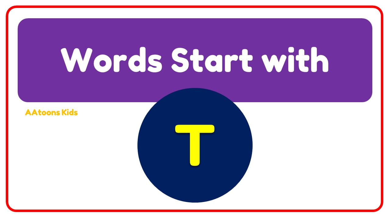 5 Letter Words Start With T End In A