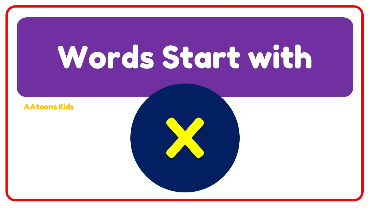 words starting with x