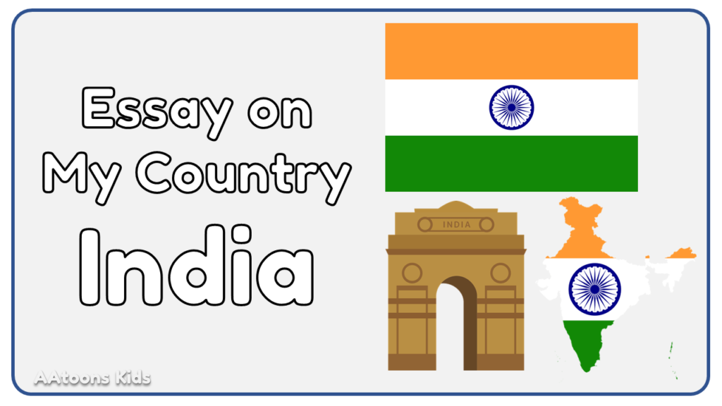 our country india essay for class 3